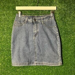 Lee mini blue classy denim skirt